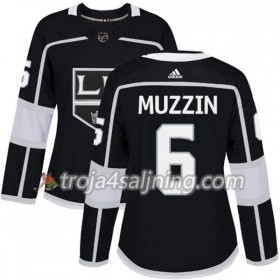 Los Angeles Kings tröja Jake Muzzin 6 Adidas 2017-2018 Svart Authentic - Dame NHL Tröjor